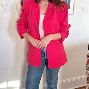 Vintage Jaclyn smith Women's Pink Blazer